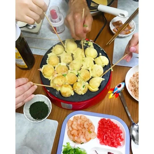 画像1480：たこ焼きパーティー